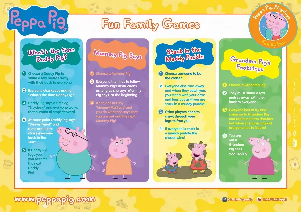 Peppa Pig Fun Family Games